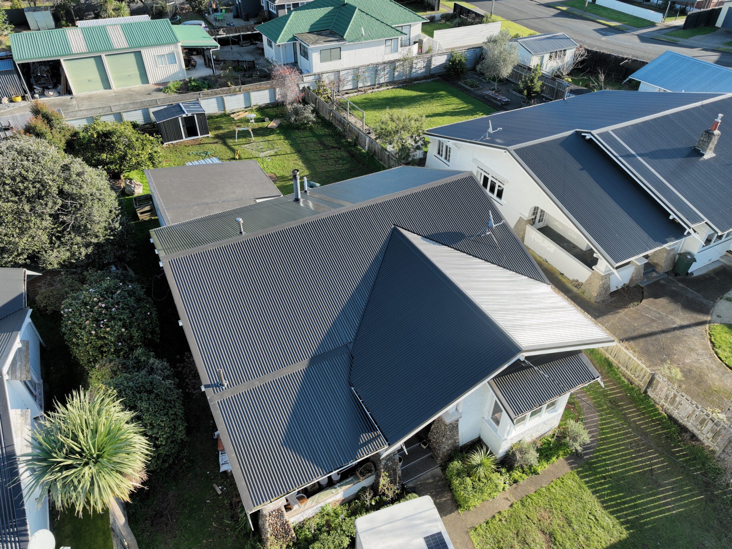 Completed roofing project by Gullery Roofing in Whanganui