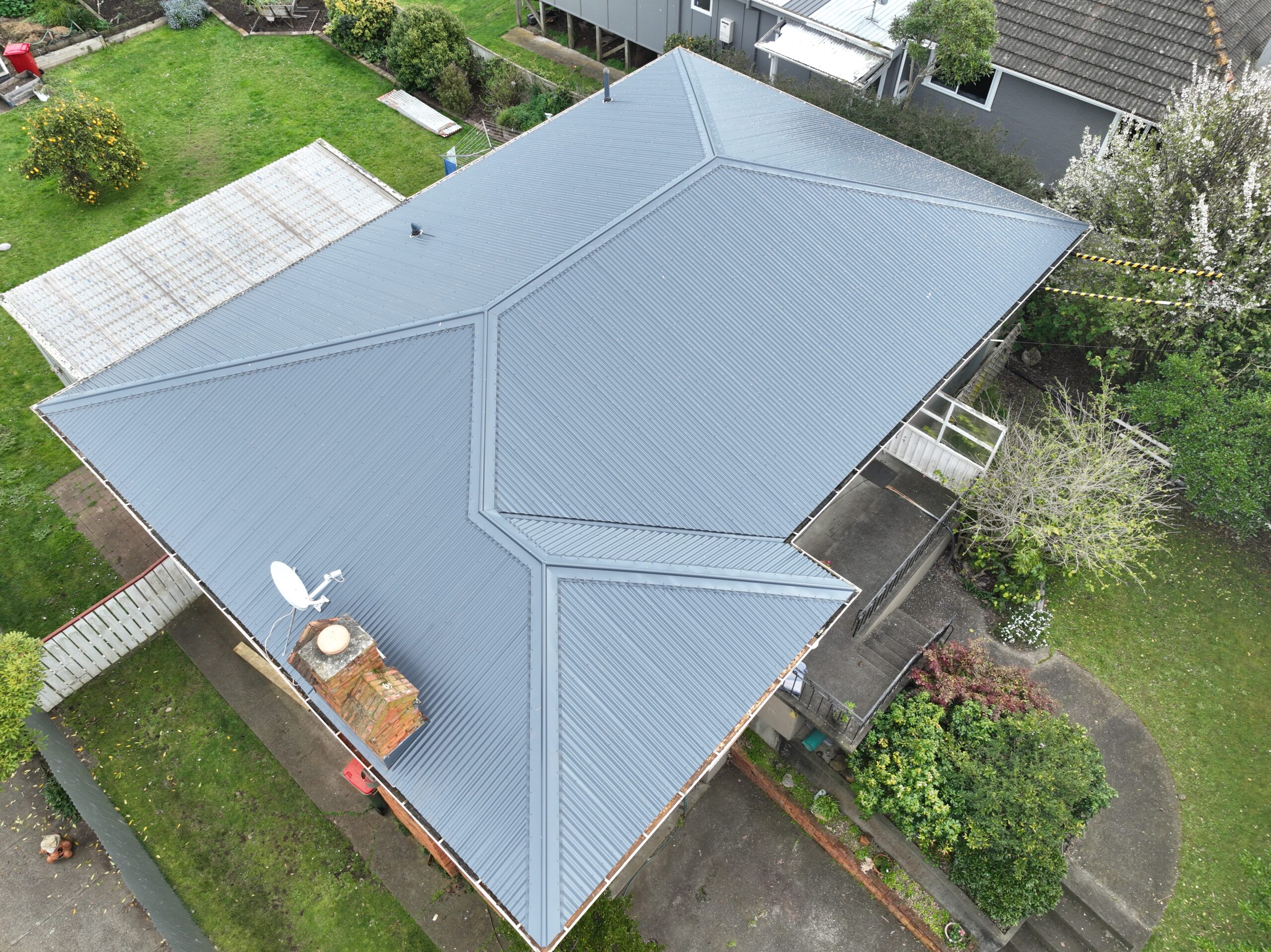 Finished re-roof by Gullery Roofing, Whanganui
