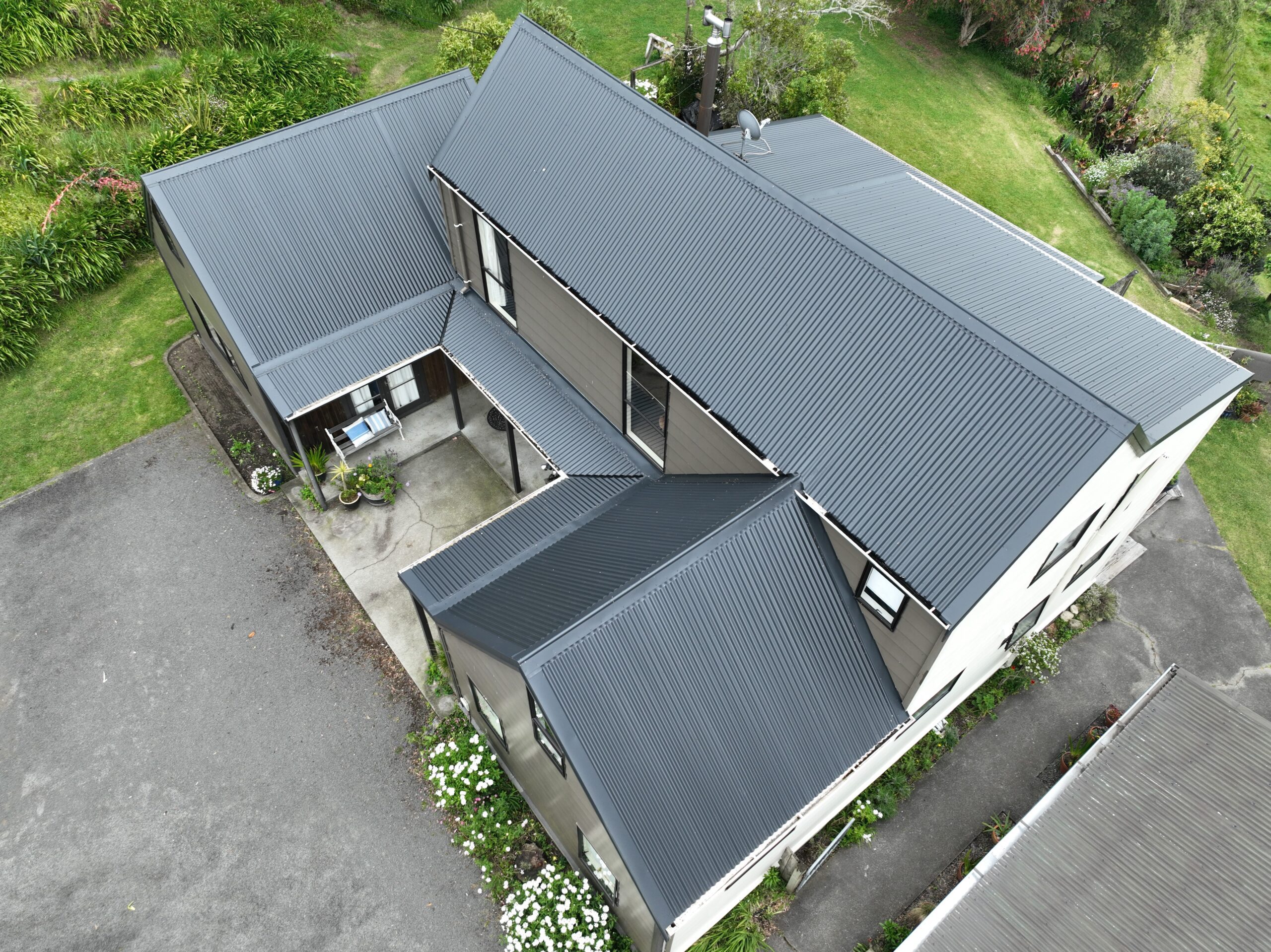 Finished re-roof by Gullery Roofing, Whanganui