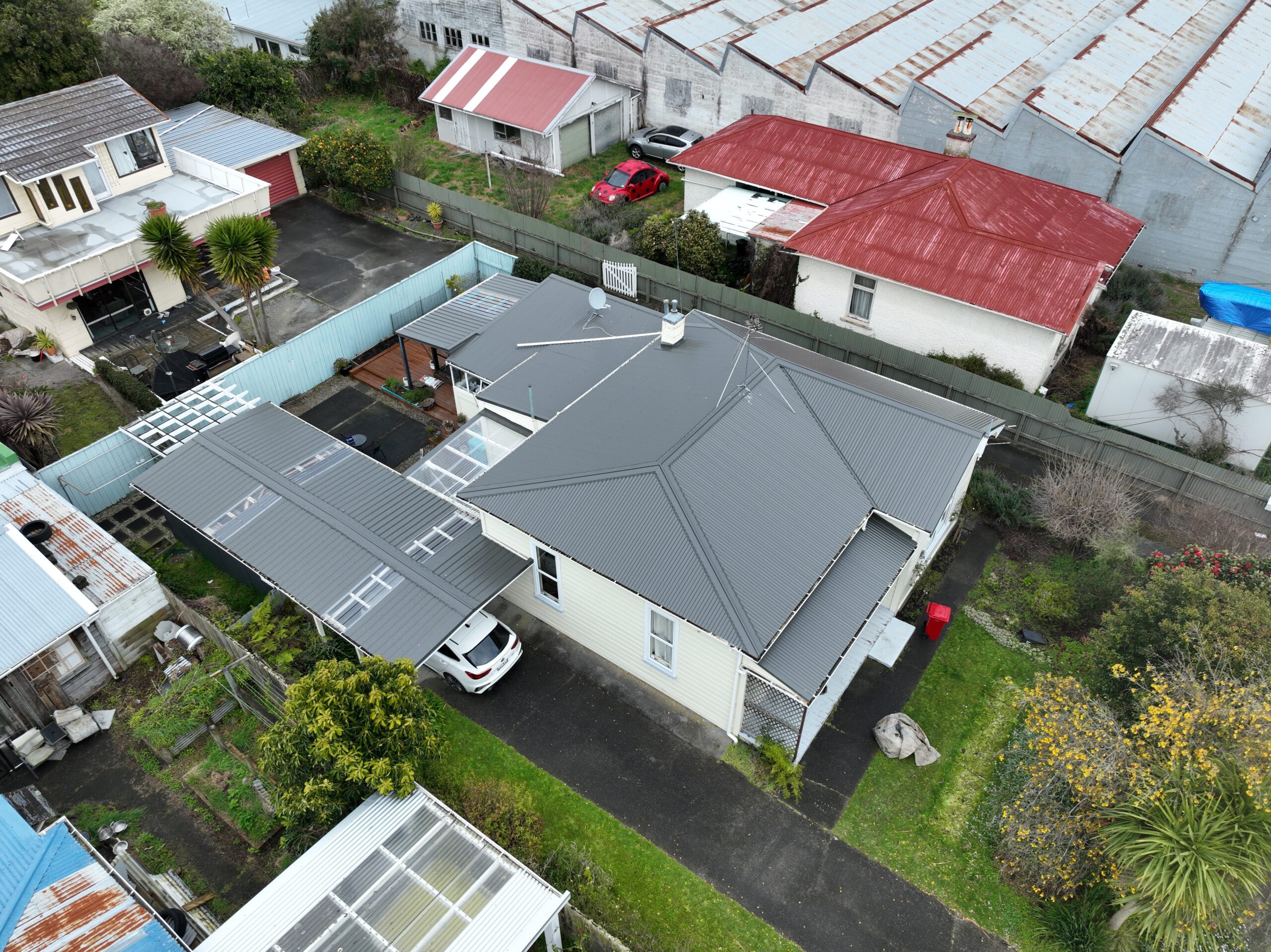 Finished re-roof by Gullery Roofing, Whanganui